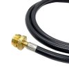 Propane Adapter Hose 1 lb to 20 lb Converter Replacement for QCC1/Type1 Tank